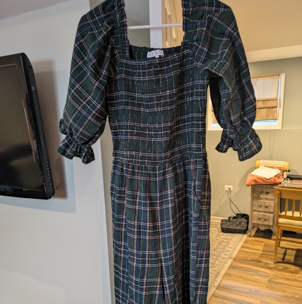 Ivy City Co. Madeline Jumpsuit Plaid